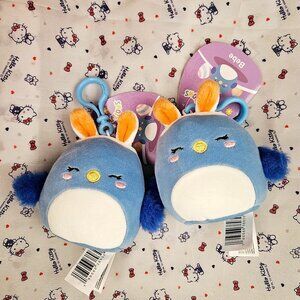 Original Squishmallows Bebe Mini Plush Keychain Bag Clips